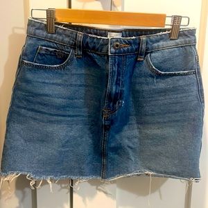 Jean skirt. Size medium. Sneak peek.